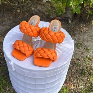 Steve Madden Orange Heeled Shoes